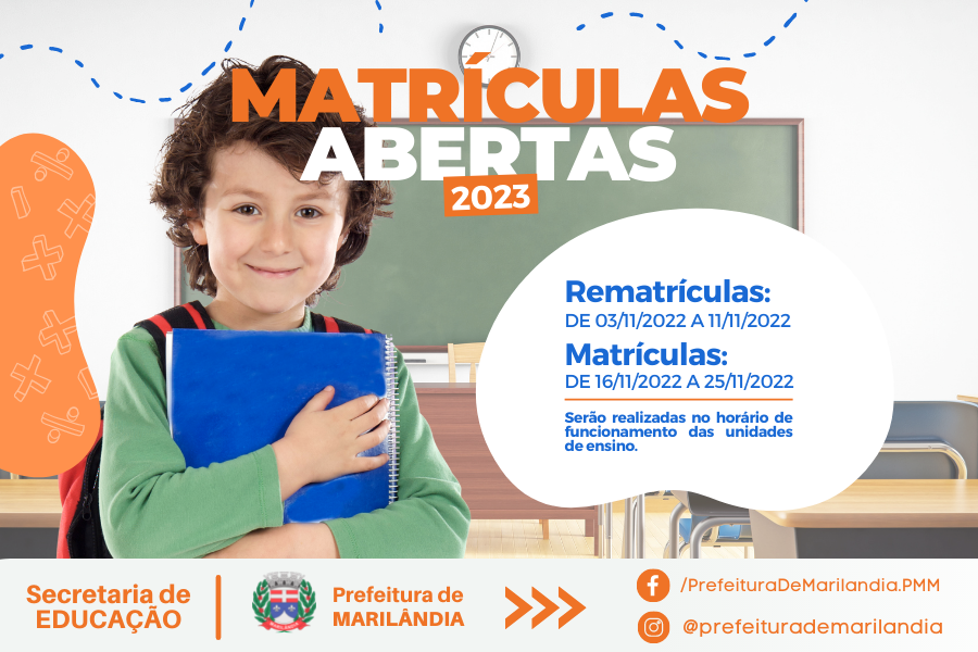 RematrÍculas E MatrÍculas Na Rede Municipal De Ensino De MarilÂndia