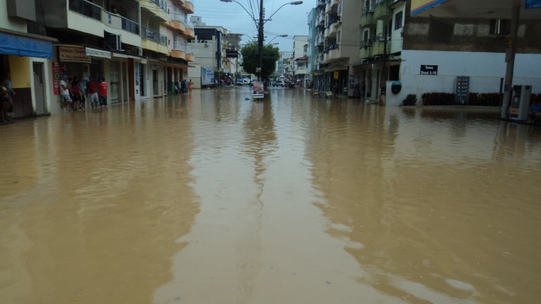 Enchente em Marilândia