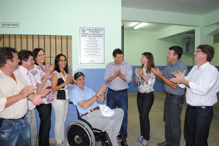 Prefeitura de Marilândia entrega obras na Comunidade de Patrimônio do Rádio 